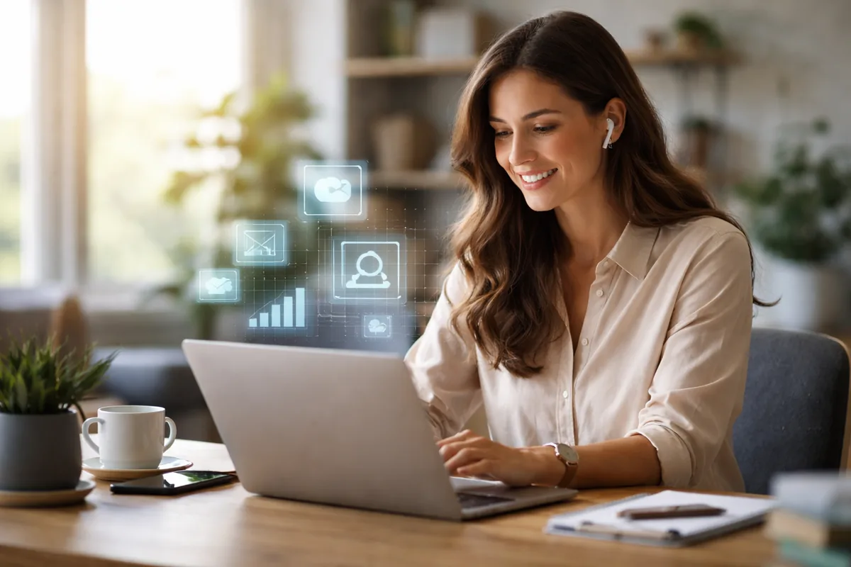 Comment l'intelligence artificielle transforme la productivité des employés à distance