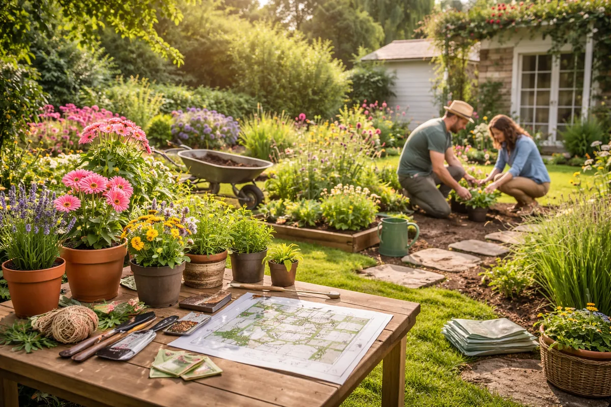 Les étapes pour créer un jardin épanouissant