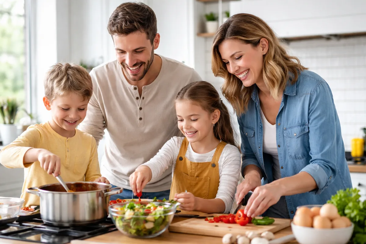 Les bienfaits de la cuisine en famille sur les liens interpersonnels