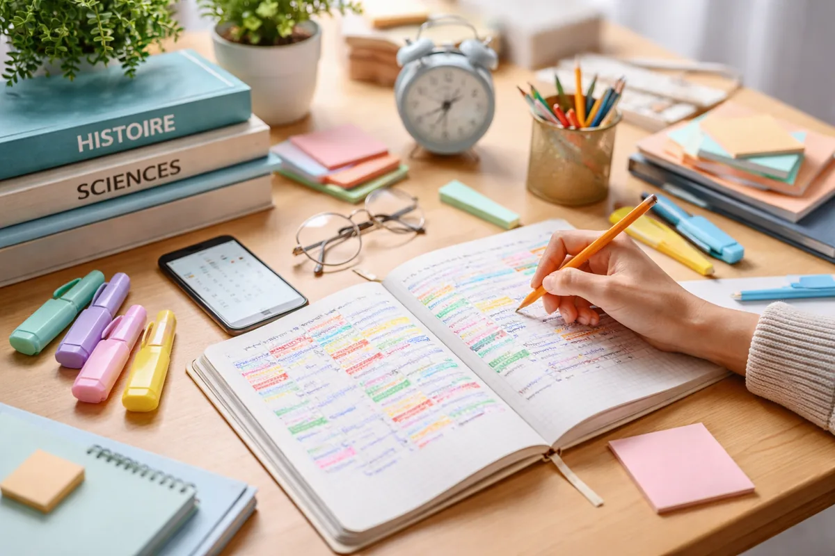 Comment établir un plan de révisions pour le Bac et le Brevet sans stress