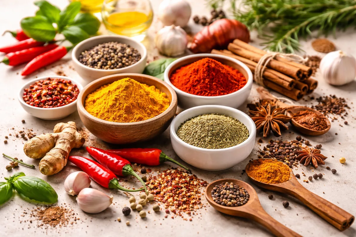Les bienfaits des épices dans notre alimentation